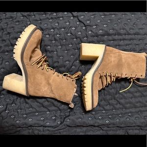 Free People Dylan Lace Up Booties